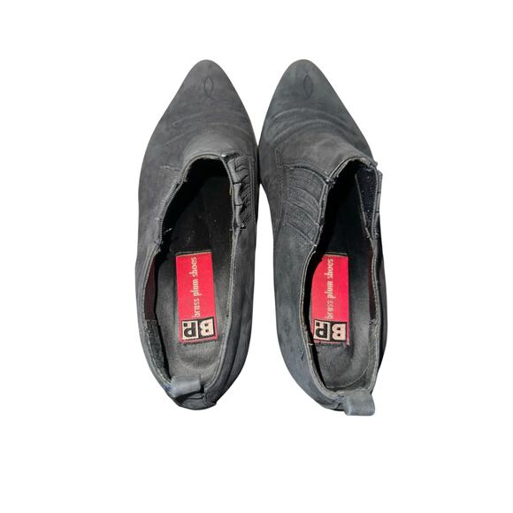 Brass Plum (BP) Women's Ankle Boots Western Print Size 7.5 M Gray Slip On - Picture 6 of 7